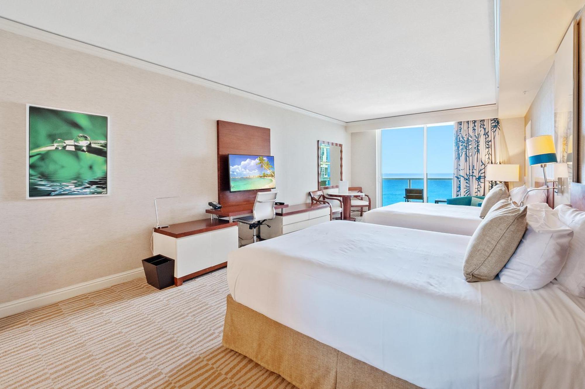 Trump International Deluxe 2 Queen Bed Ocean Front Sunny Isles Beach Luaran gambar