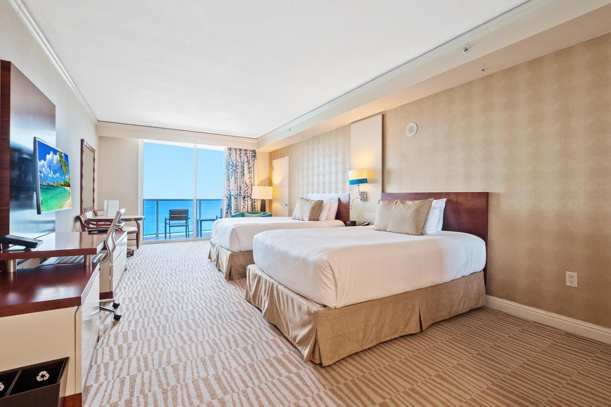 Trump International Deluxe 2 Queen Bed Ocean Front Sunny Isles Beach Luaran gambar